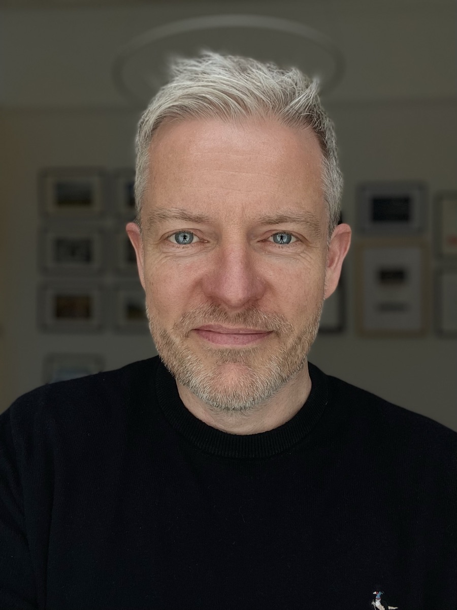 Ciaran O'Donnell, founder of Own Your Numbers, photographed at home in daylight.