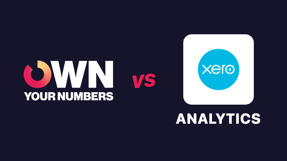 Fight card: Own Your Numbers vs Xero Analytics.